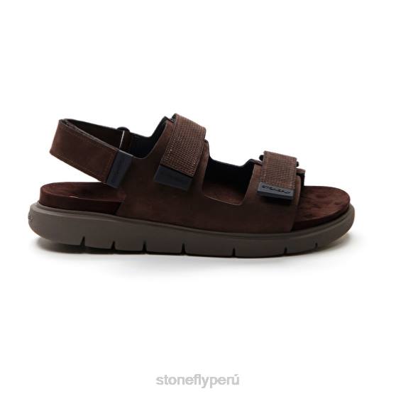 hombres estampado hydra 2 nobuk/nobuk 02z Stonefly 2T4V361 sandalias