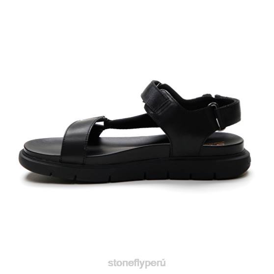 hombres hydra 8 calf lth/textil negro Stonefly 2T4V359 sandalias