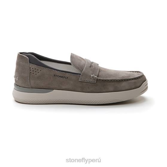 hombres custer 10 terciopelo carbón Stonefly 2T4V300 zapatos