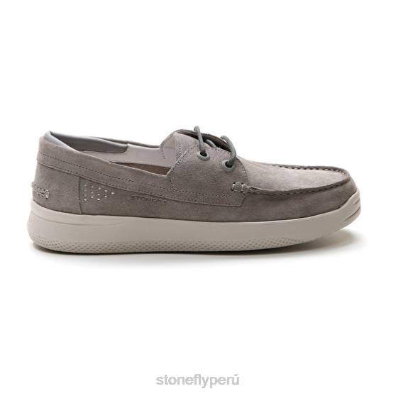 hombres custer 12 terciopelo carbón Stonefly 2T4V314 zapatos
