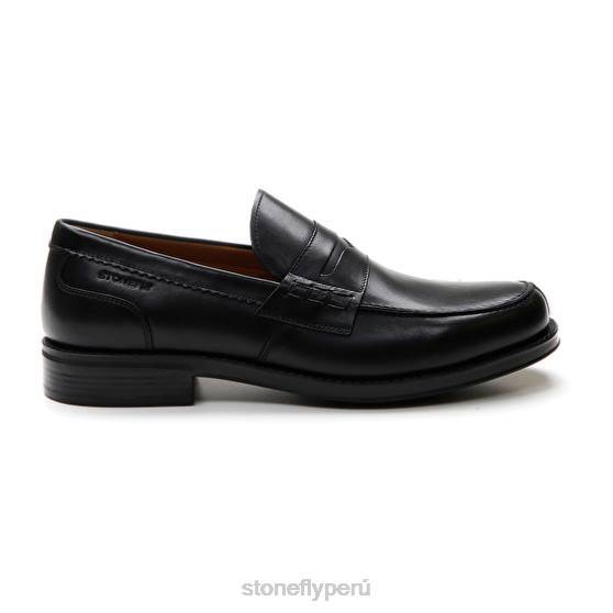 hombres felicidad 1 ternero lth negro Stonefly 2T4V293 zapatos