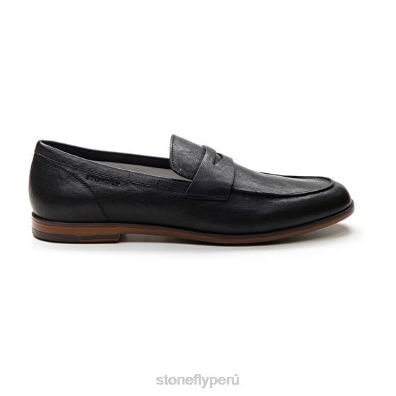 hombres steve 4 cabra lavada negro Stonefly 2T4V320 zapatos