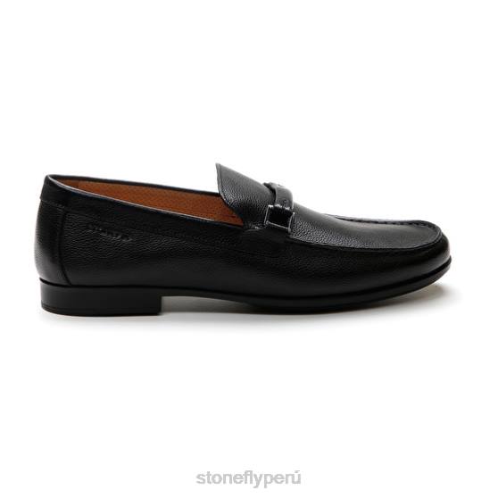 hombres verano ii 14 becerro lth gofrado negro Stonefly 2T4V318 zapatos