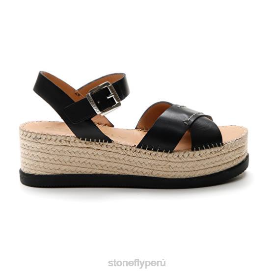 mujer alexia 3 pantorrilla lth negro Stonefly 2T4V206 sandalias