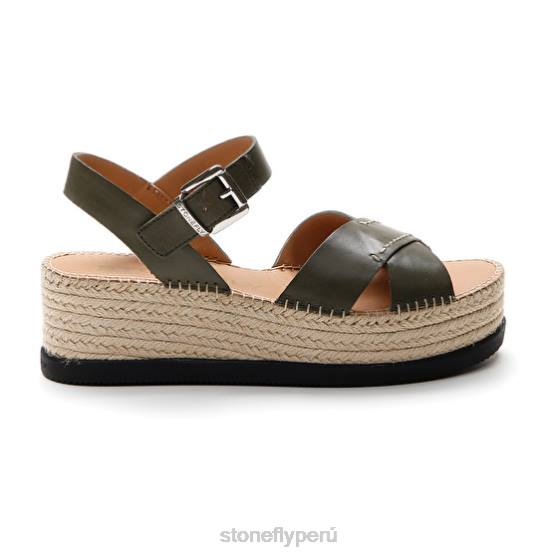 mujer alexia 3 pantorrilla lth verde Stonefly 2T4V210 sandalias