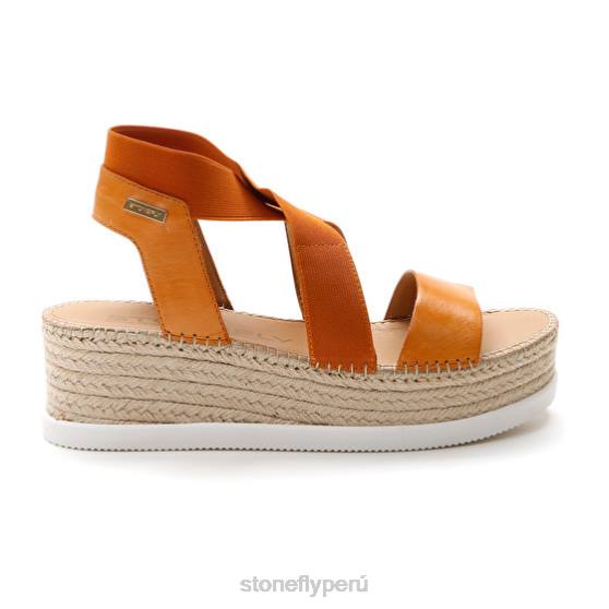 mujer alexia 5 calf lth/elástico naranja Stonefly 2T4V185 sandalias