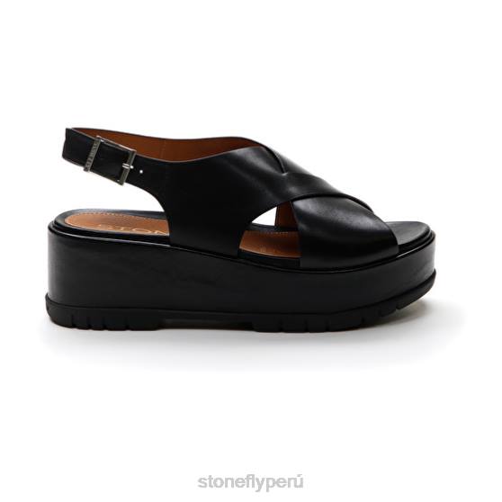 mujer kris 7 becerro lth negro Stonefly 2T4V202 sandalias