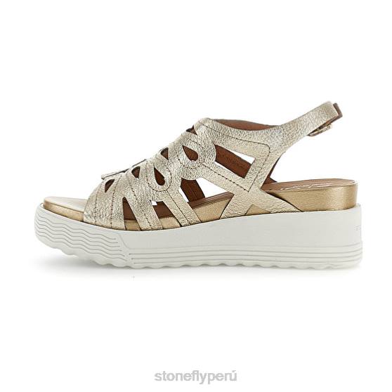 mujer parky 18 laminado lth oro Stonefly 2T4V224 sandalias