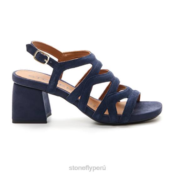 mujer jenny 6 terciopelo 144 Stonefly 2T4V255 sandalias
