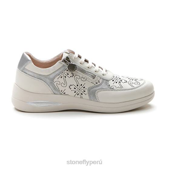 mujer aurora 20 napa lth blanco/astilla Stonefly 2T4V96 zapatos
