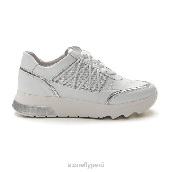 mujer spock 34 napa lth/textil blanco Stonefly 2T4V58 zapatos