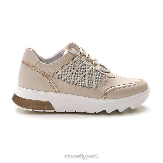 mujer spock 34 napa th/textil caqui claro Stonefly 2T4V57 zapatos