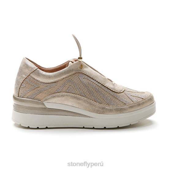 mujer crema 38 velour/s.laminado cabra marrón Stonefly 2T4V104 zapatos